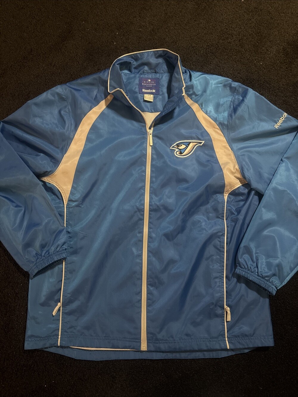 Genuine Toronto Blue Jays Reebok Windbreaker Size L